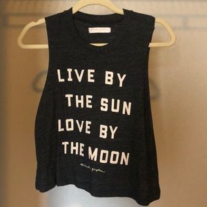 Spiritual Gangster Crop Yoga Top